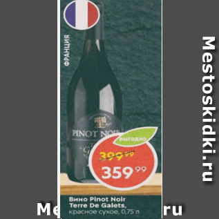 Акция - Вино Pinot Noir Terre De Galest