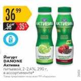 Карусель Акции - Йогурт DANONE 