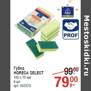 Акция - Губка HORECA SELECT