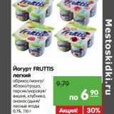 Магазин:Карусель,Скидка:Йогурт Fruttis легкий 