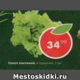 Магазин:Пятёрочка,Скидка:Салат листовой в горшочке