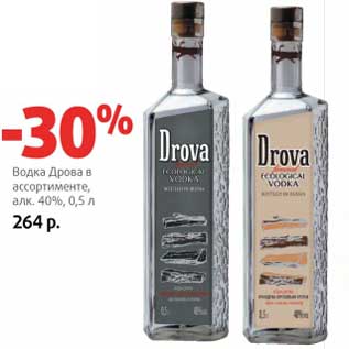 Акция - Водка Дрова 40%