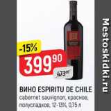 Верный Акции - ВИНО Espiritu de Chile