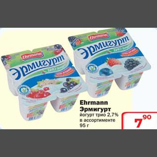 Акция - Ehrmann Эрмигурт йогурт