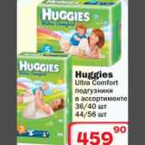 Магазин:Ситистор,Скидка:Huggies Ultra Comfort подгузники