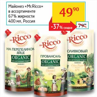 Акция - Майонез "Mr. Ricco" 67%