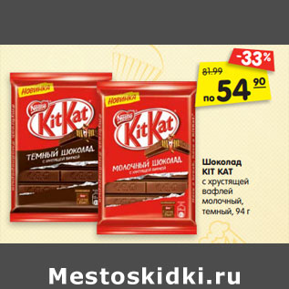 Акция - Шоколад KIT KAT