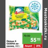 Магазин:Карусель,Скидка:Овощи 4
СЕЗОНА весенние