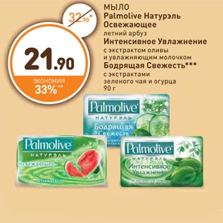 Акция - МЫЛО Palmolive Натурэль Освежающее