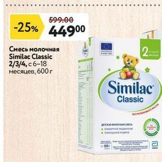 Акция - Смесь молочная Similac Classic