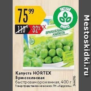 Акция - Kапуста НORTEX