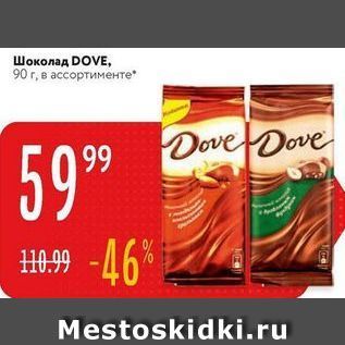 Акция - Шоколад DOVE