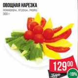 Магазин:Spar,Скидка:Овощная нарезка
помидоры, огурцы, перец
300 г