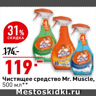 Акция - Средство чистящее Mr.Muscle