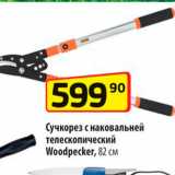 Магазин:Да!,Скидка:Сучкорез с наковальней 
телескопический 
Woodpecker 82 см