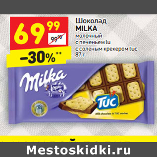 Акция - Шоколад Milka