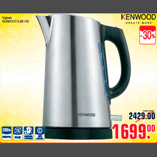 Акция - Чайник KENWOOD SJM 160