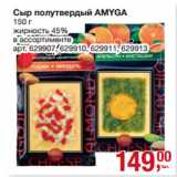 Метро Акции - Сыр полутвердый AMYGA
 
жирность 45%