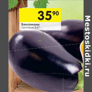Акция - Баклажаны