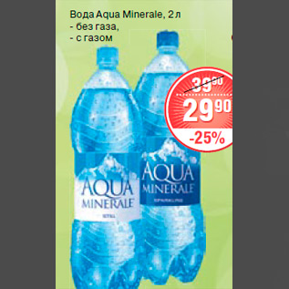 Акция - ВОДА Aqua Minerale,