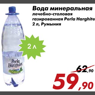 Акция - Вода минеральная Perla Harghite