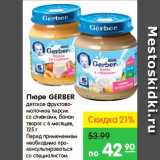 Карусель Акции - Пюре, Gerber