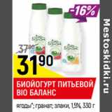 Верный Акции - БИОЙОГУРТ ПИТЬЕВОЙ
BIO БАЛАНС
 1,5%