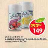 Магазин:Пятёрочка,Скидка:Сменный баллон к автоматическому освежителю Glade 
