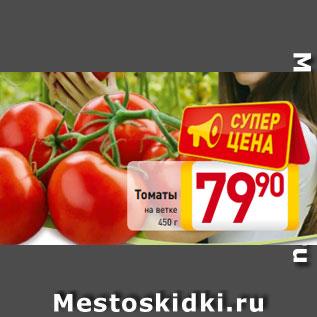 Акция - Томаты на ветке 450 г