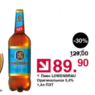 Акция - Пиво Lowenbrau Оригинальное 5,4%
