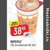 Верный Акции - ВАРЕНЕЦ 25%, Останкинский МҚ