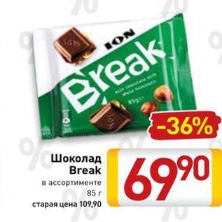 Акция - Шоколад Break