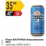 Карусель Акции - Пиво БАЛТИКА