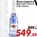 Магазин:Седьмой континент,Скидка:Вино игристое Martini Ast