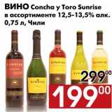 Магазин:Наш гипермаркет,Скидка:Вино Concha y Toro Sunrise