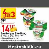 Магазин:Окей супермаркет,Скидка:Биойогурт Bio-Max, 2,5-3,2%