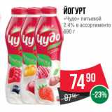 Spar Акции - Йогурт
«Чудо» питьевой
2.4% 