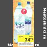 Магазин:Перекрёсток,Скидка:Вода Aqua Minerale 