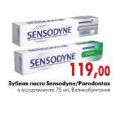 Магазин:Наш гипермаркет,Скидка:Зубная паста Sensodyne/Parodontax