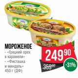 Магазин:Spar,Скидка:Мороженое
- «Грецкий орех
в карамели»
- «Фисташка
и миндаль»
450 г (ДФ)