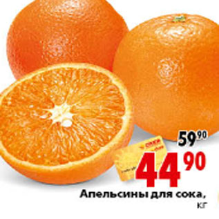 Акция - Апельсины для сока, кг