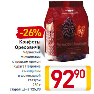 Акция - Конфеты Ореховичи