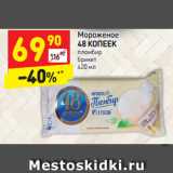 Магазин:Дикси,Скидка:Мороженое 
48 КОПЕЕК пломбир
брикет
420 мл