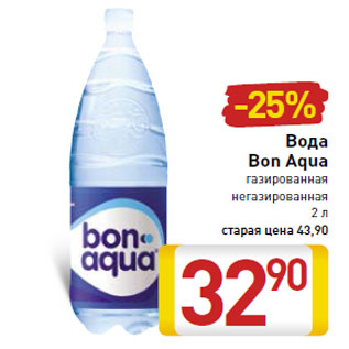 Акция - Вода Bon Aqua