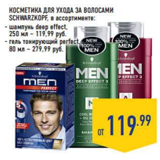 Акция - КОСМЕТИКА ДЛЯ УХОДА ЗА ВОЛОСАМИ SCHWARZKOPF,