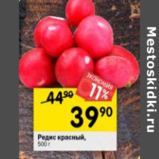 Акция - Редис красный