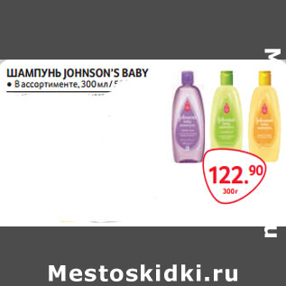 Акция - ШАМПУНЬ JOHNSON’S BABY