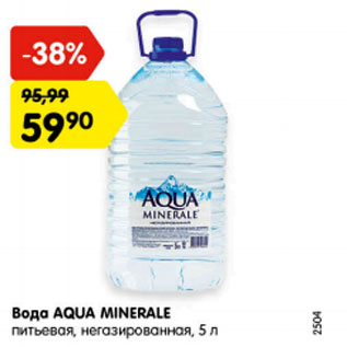 Акция - Вода Aqua Minerale