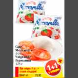 Сыр
Mozzarella
45%
Valgrande
Германия
125 г