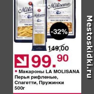 Акция - Макароны LA MOLISANA